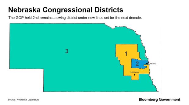 Map Of Nebraska Congressional Districts New Nebraska Congressional Map Keeps Swing District In Omaha | Bloomberg  Government