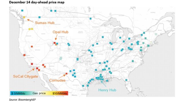 West US Gas Prices Rivaling Europe Reveal Storage Scarcity | BloombergNEF