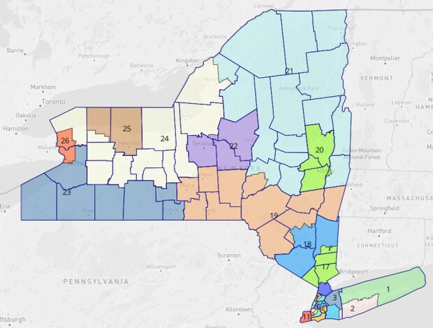 New York State Congressional District Map Get Latest Map Update 4464