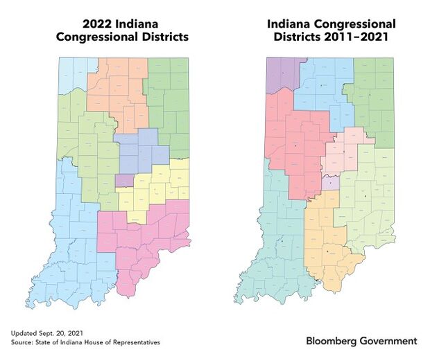 Indiana State House Map Remap Bill Locking In Seven Gop Districts Advances In Indiana | Bloomberg  Government