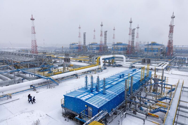 حقل Chayandinskoye التابع لشركة Gazprom PJSC في الوقت الذي ترى فيه روسيا فرصة ذهبية للغاز