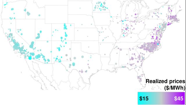 Naked Revenue Survey Merchant Value Of U S Solar Bloombergnef