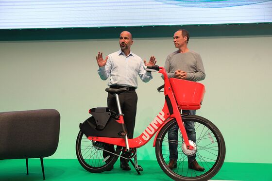 Uber Expands Electric-Bicycle Rentals With European Debut