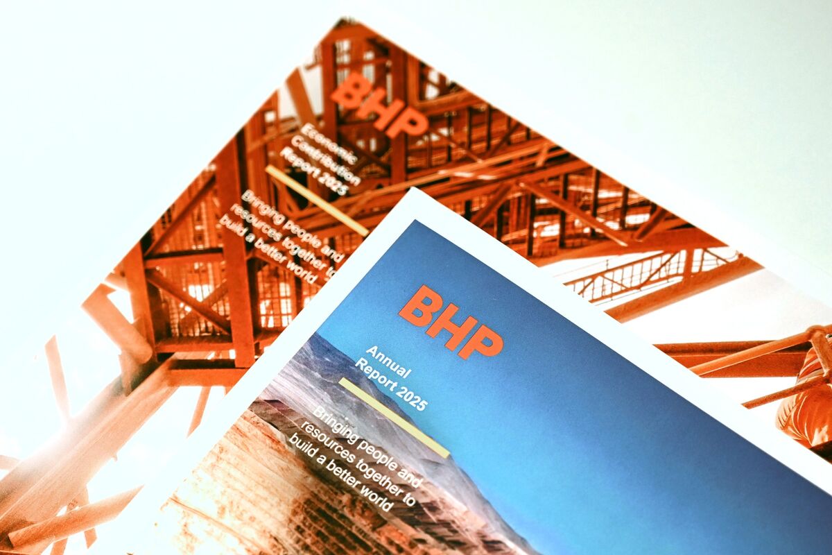 Mining site operated by a major global resources company