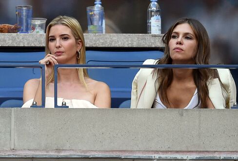 イバンカさんとアブラモビッチ夫人、2016年の全米オープンで