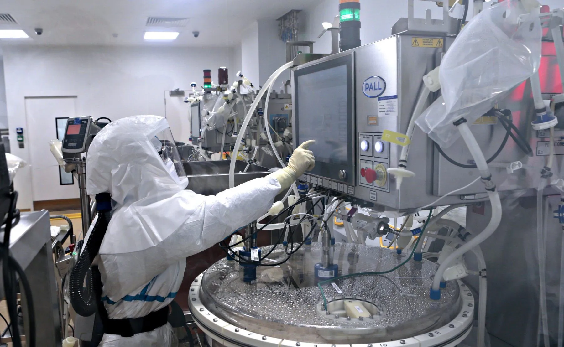Valneva vaccine production.