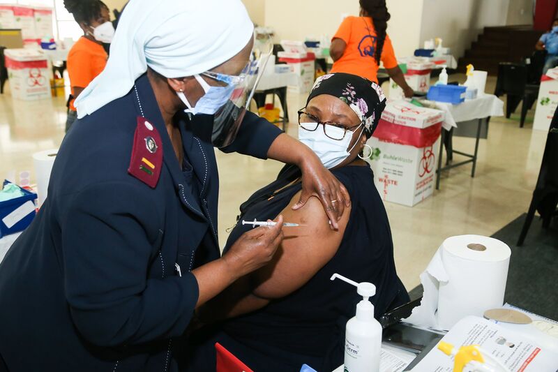 Launch of the Sisonke Vaccine Programme at Charlotte Maxeke Hospital in South Africa