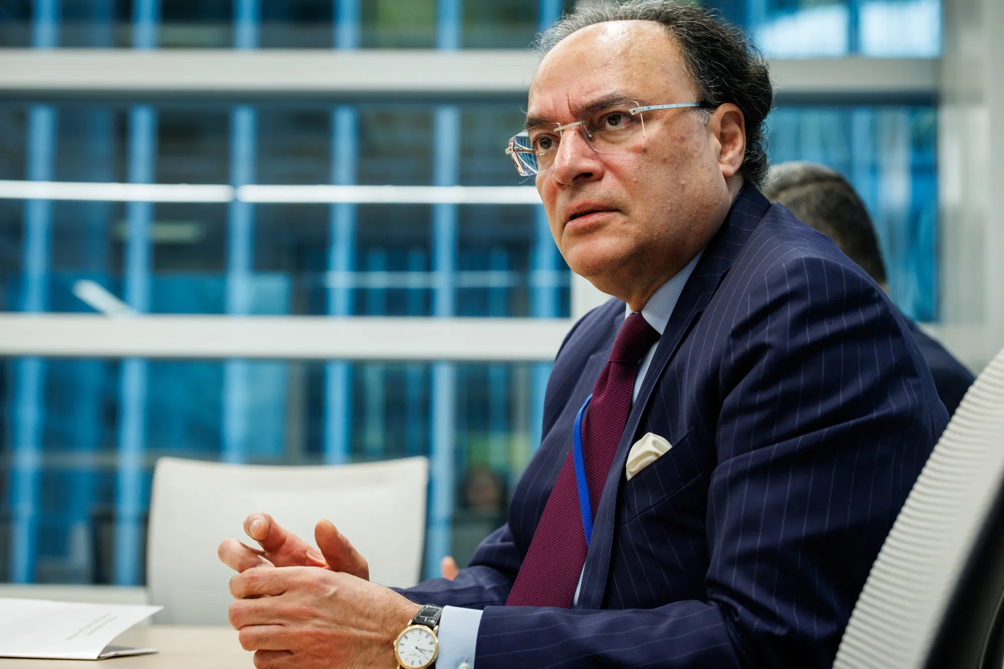 Pakistani Finance Minister Muhammad Aurangzeb