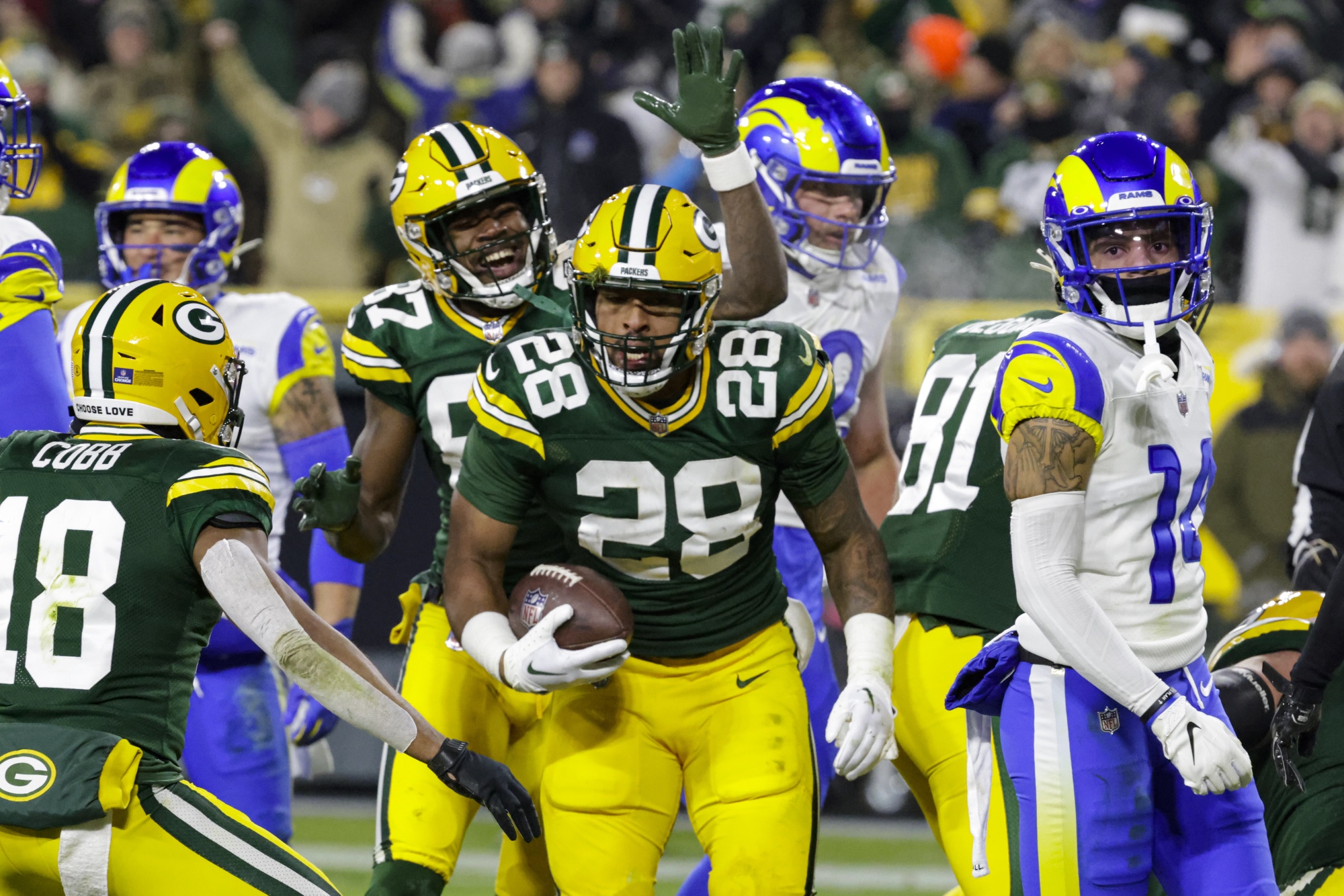 David Montgomery runs wild as Lions beat Packers to take early command of  NFC North