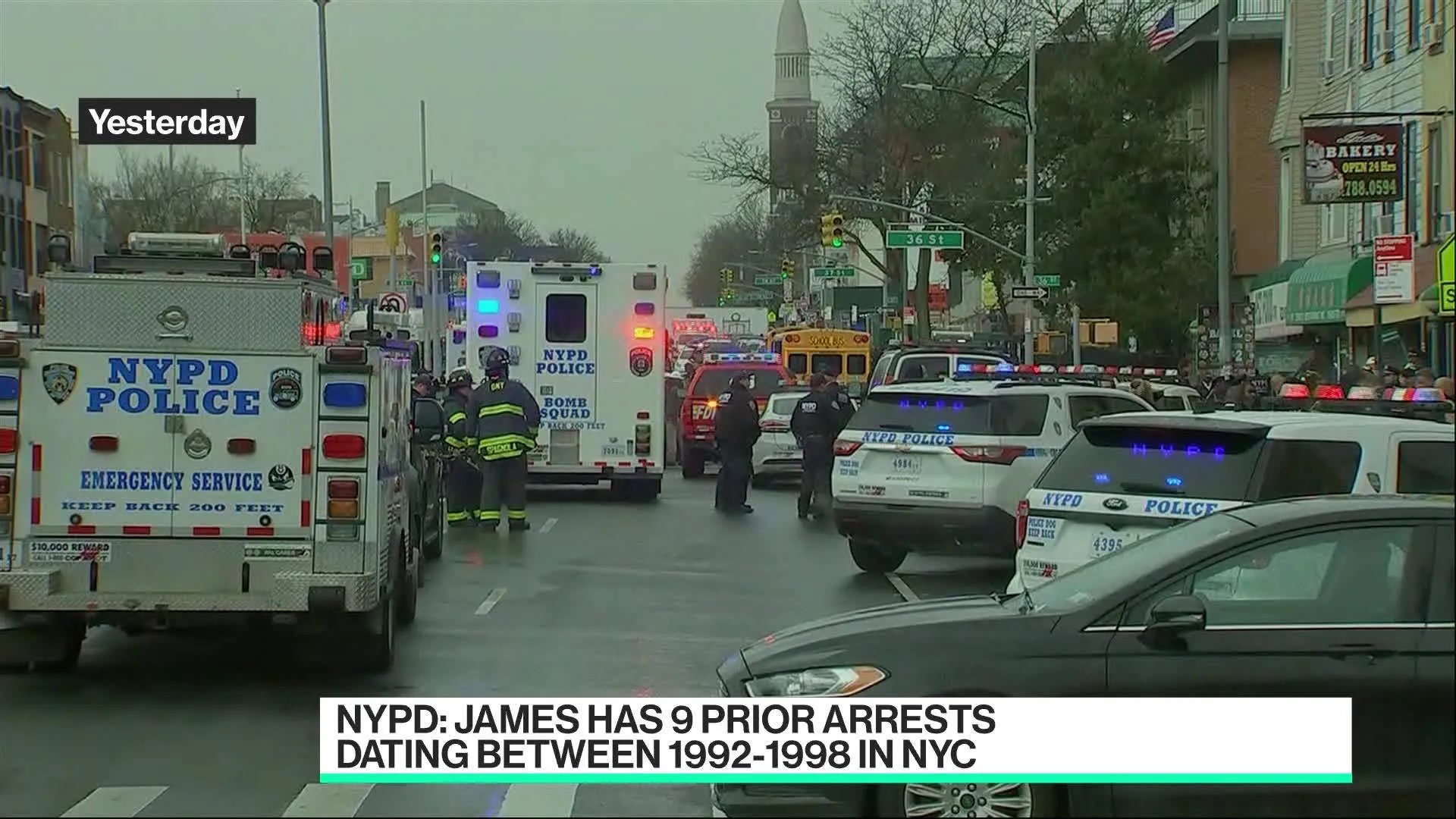 Watch Brooklyn Subway Shooting Suspect in Custody - Bloomberg