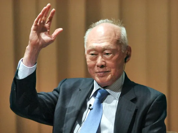 The creator of modern Singapore, for better and worse.
