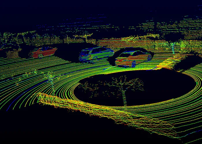 Raw data from Velodyne's HDL-64E LiDAR sensor.