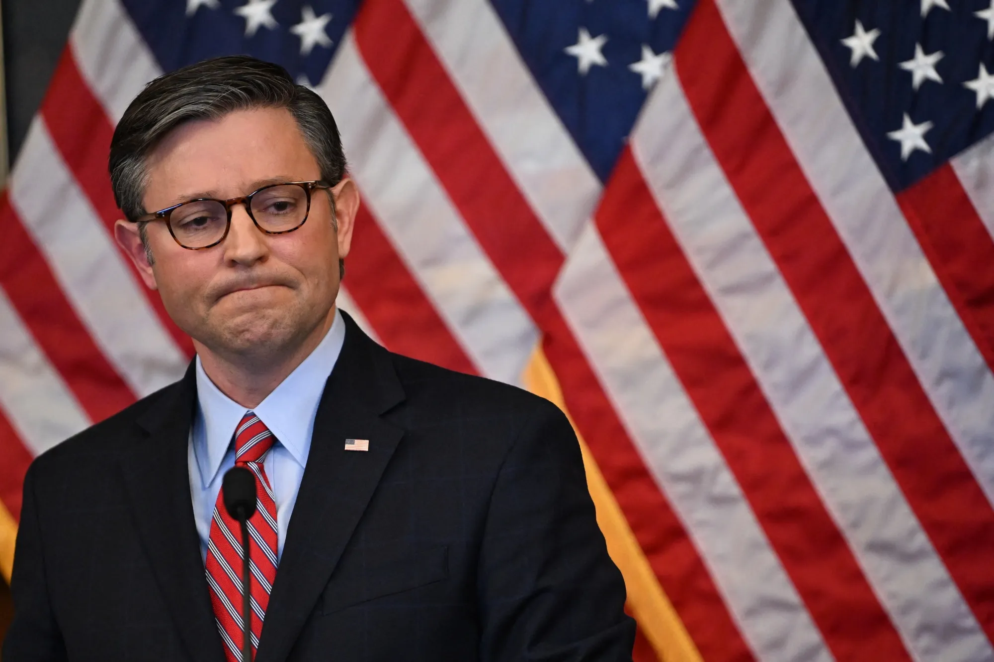 House Speaker Mike Johnson Drops China Investment Curbs From Defense Bill -  Bloomberg