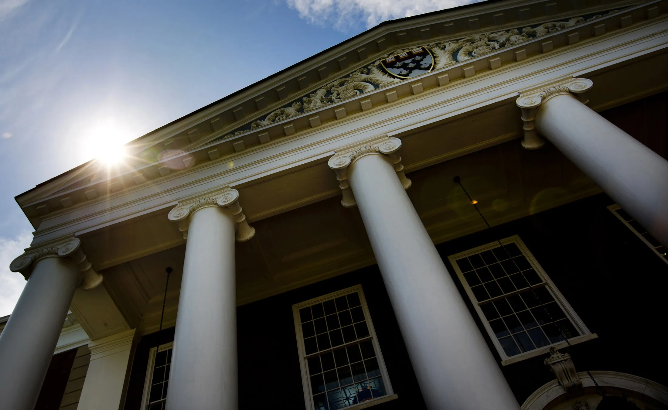 Harvard University's Business School stands in Cambridge, Massachusetts.
