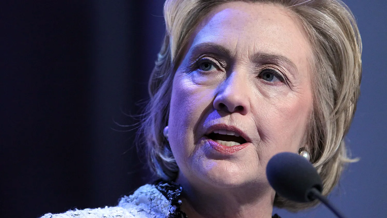 Hillary Clinton, former U.S. secretary of state, speaks during the annual meeting of the Clinton Global Initiative (CGI) in New York, U.S., on Wednesday, Sept. 25, 2013.
