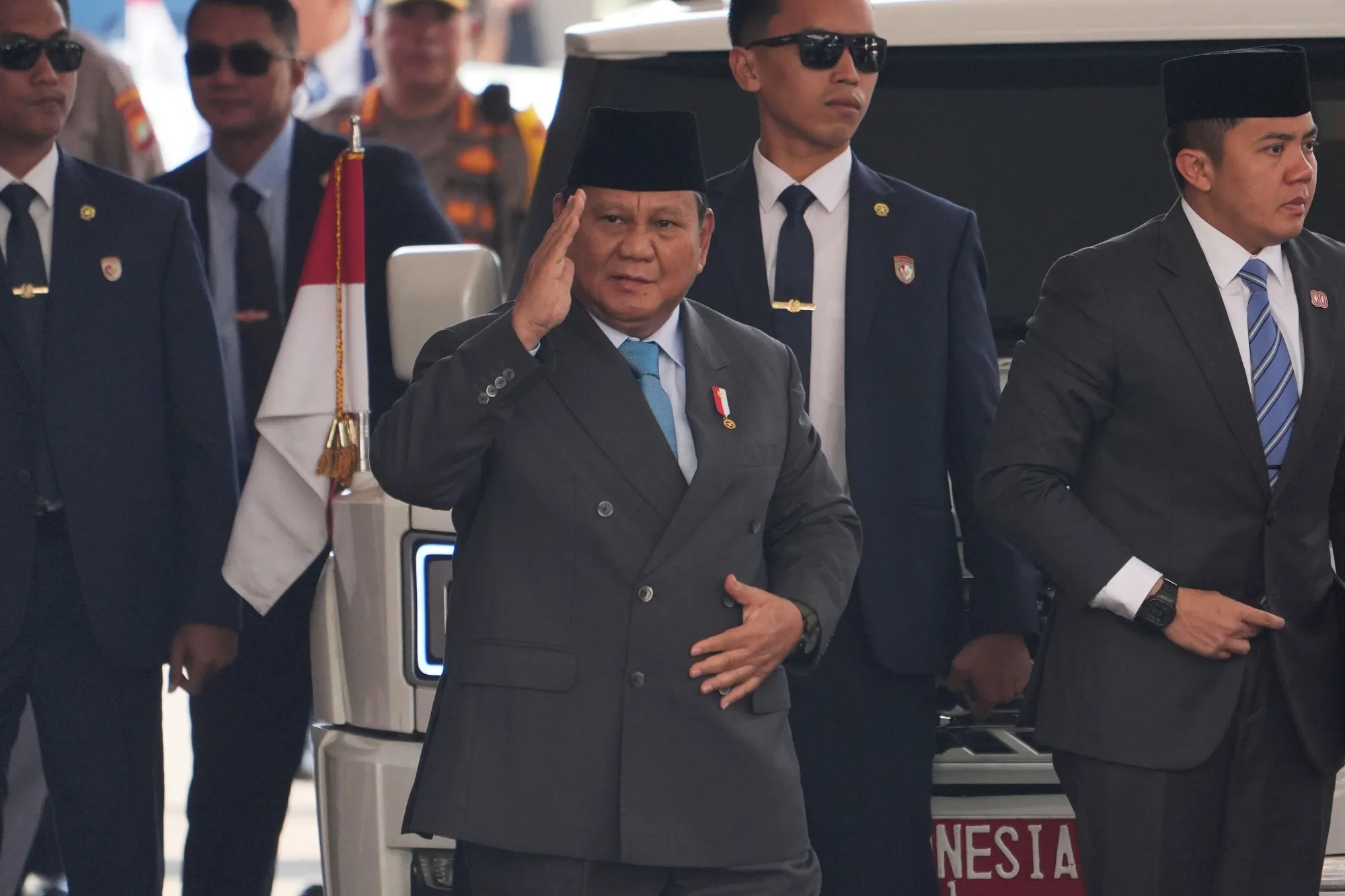 Prabowo Subianto in Jakarta on Aug. 15.