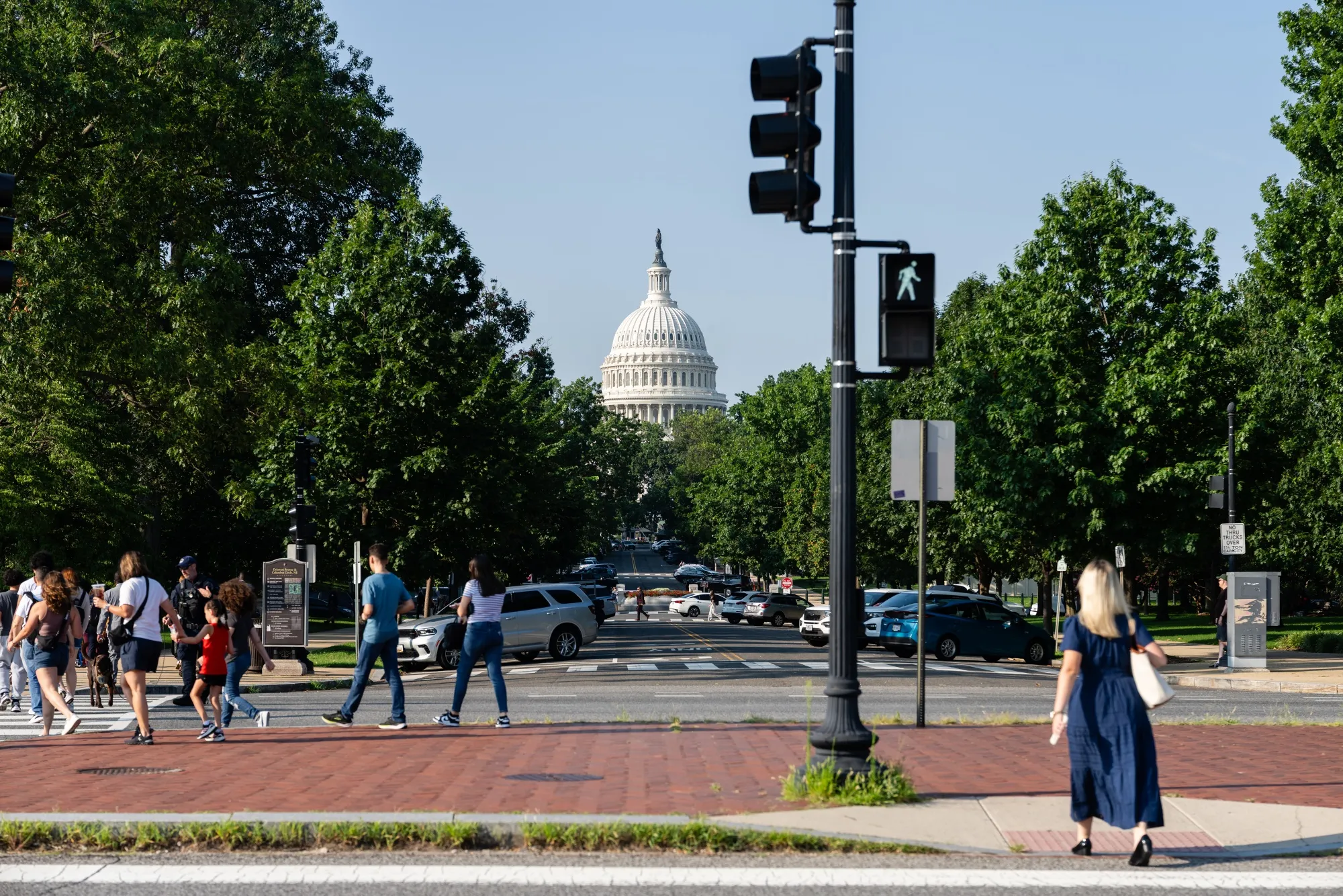 The US Capitol in Washington in July.