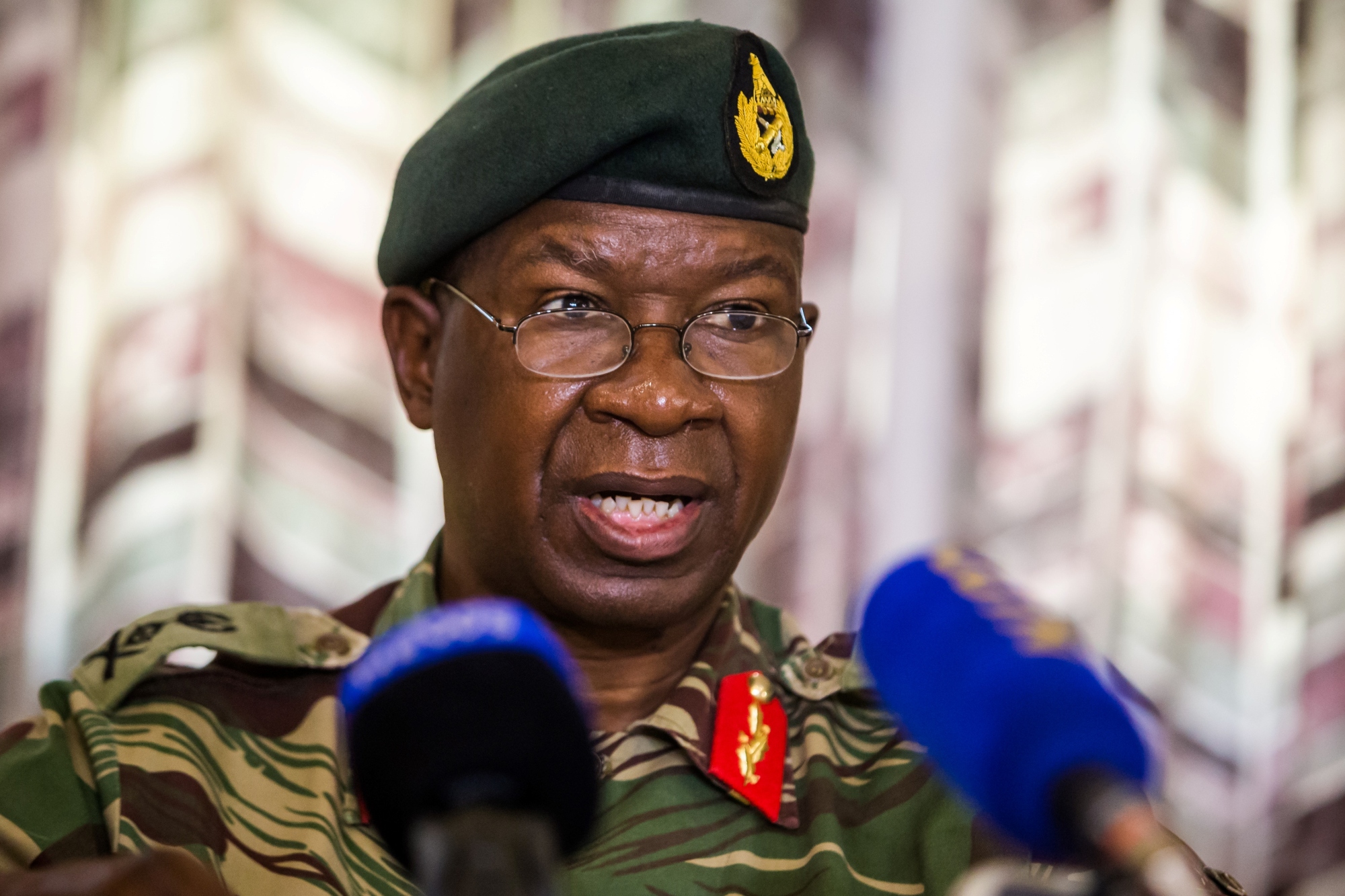 Zimbabwe National Army Commander Philip Valerio Sibanda.