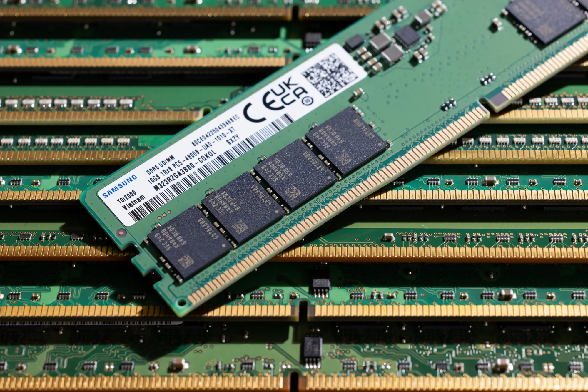 Samsung Electronics Co.&nbsp;memory chips.