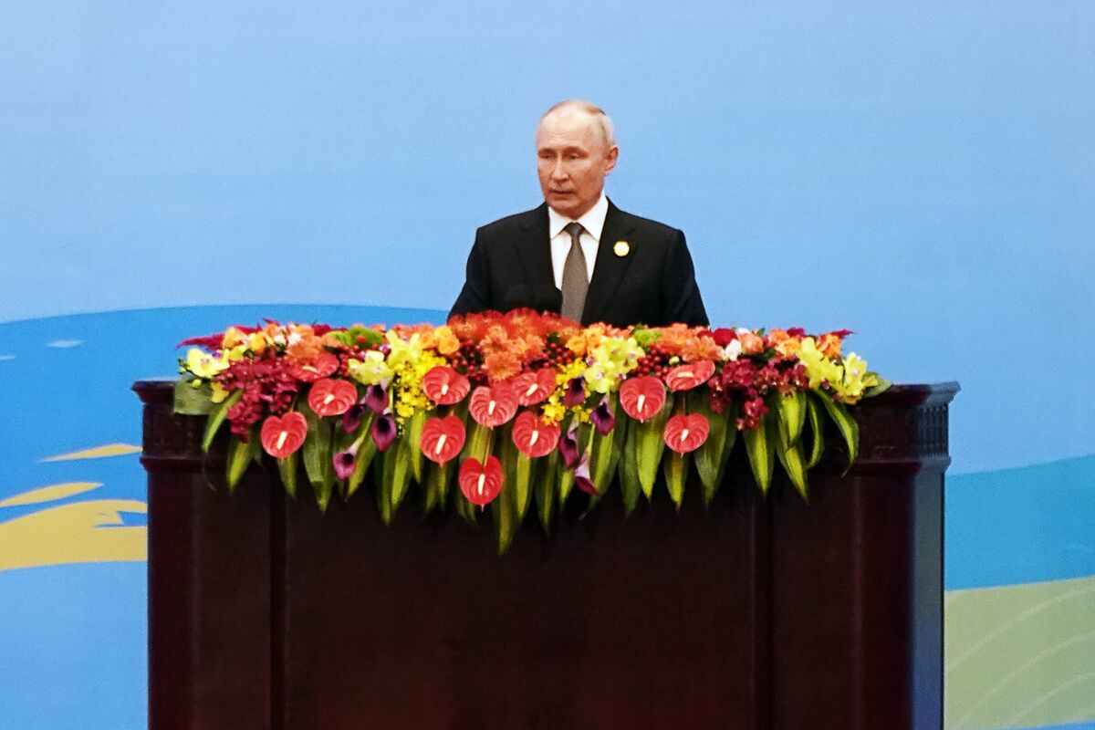 誰もロシアを抑圧できず」－当選確実のプーチン氏が宣言 - Bloomberg