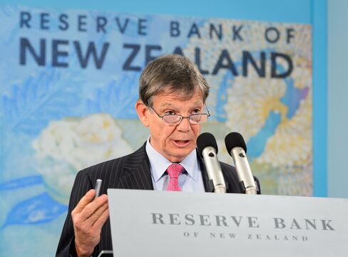 RBNZ Governor Graeme Wheeler