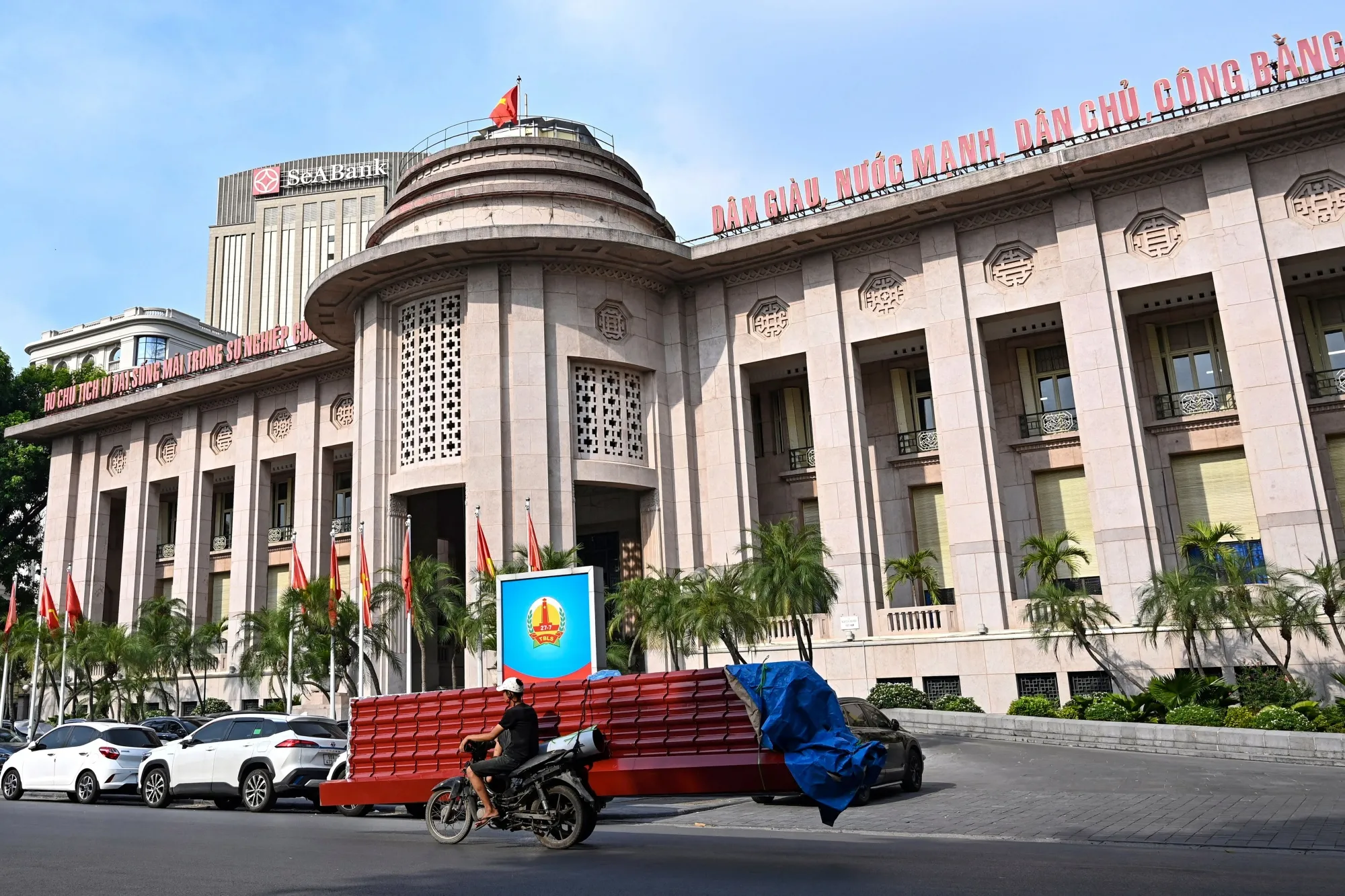 The State Bank of Vietnam in Hanoi.