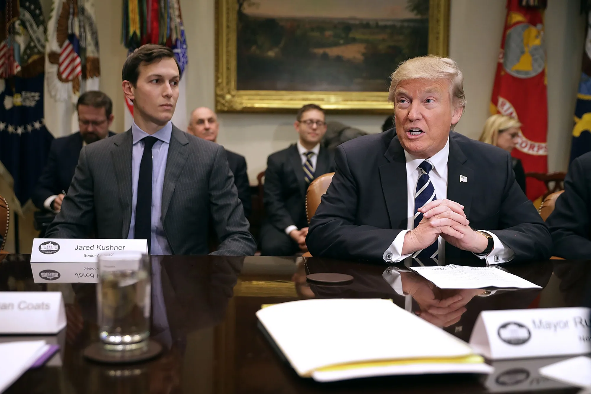 Jared Kushner and Donald&nbsp;Trump