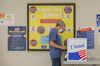 A voter casts a ballot at a polling location in Sumter, South Carolina, U.S., on Nov. 3.