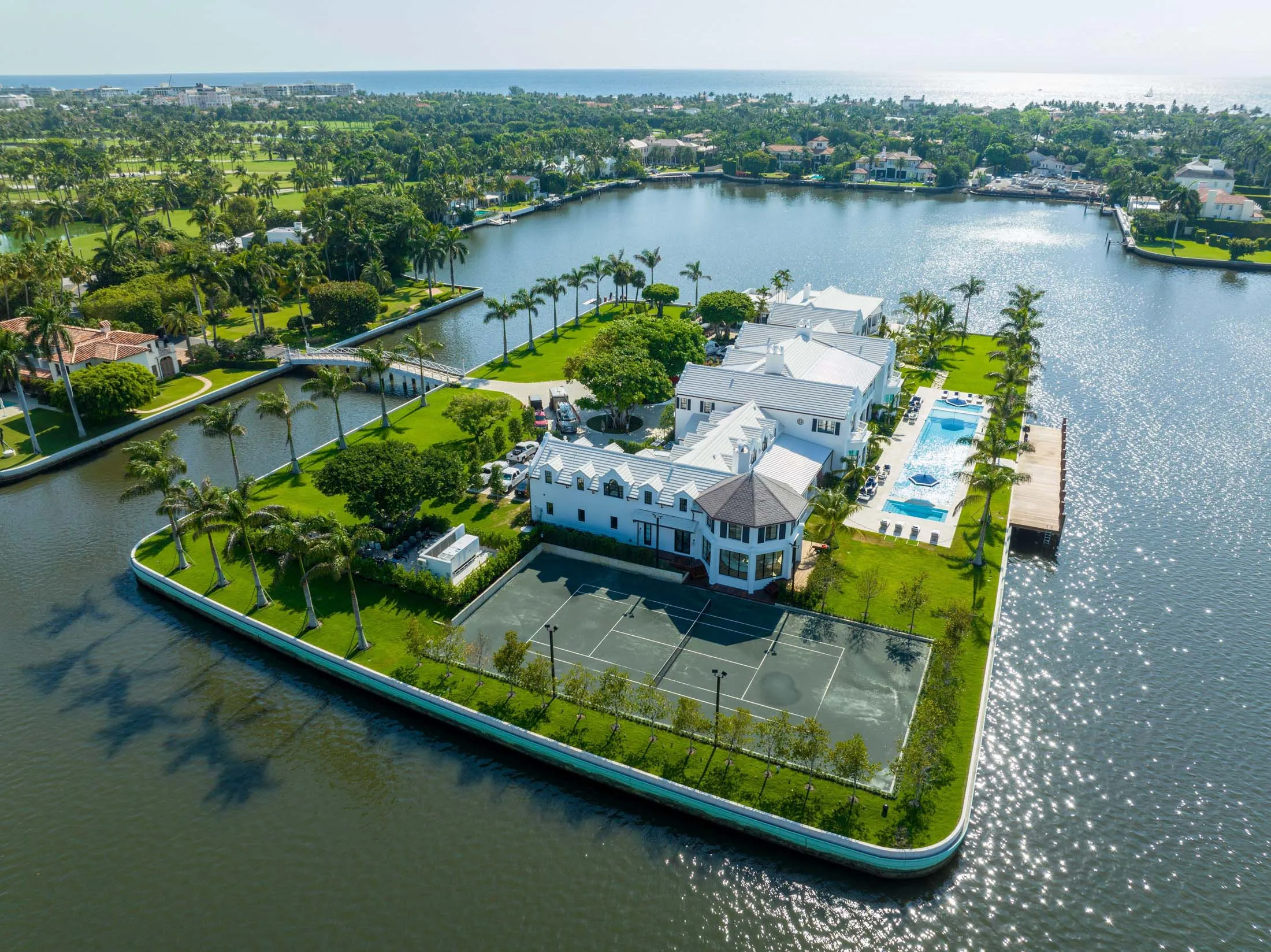The only private island in Palm Beach, Florida, sold for $150 million.