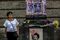 Posters depicting councilwoman Marielle Franco hang on display, the day after she was murdered, in Rio de Janeiro.