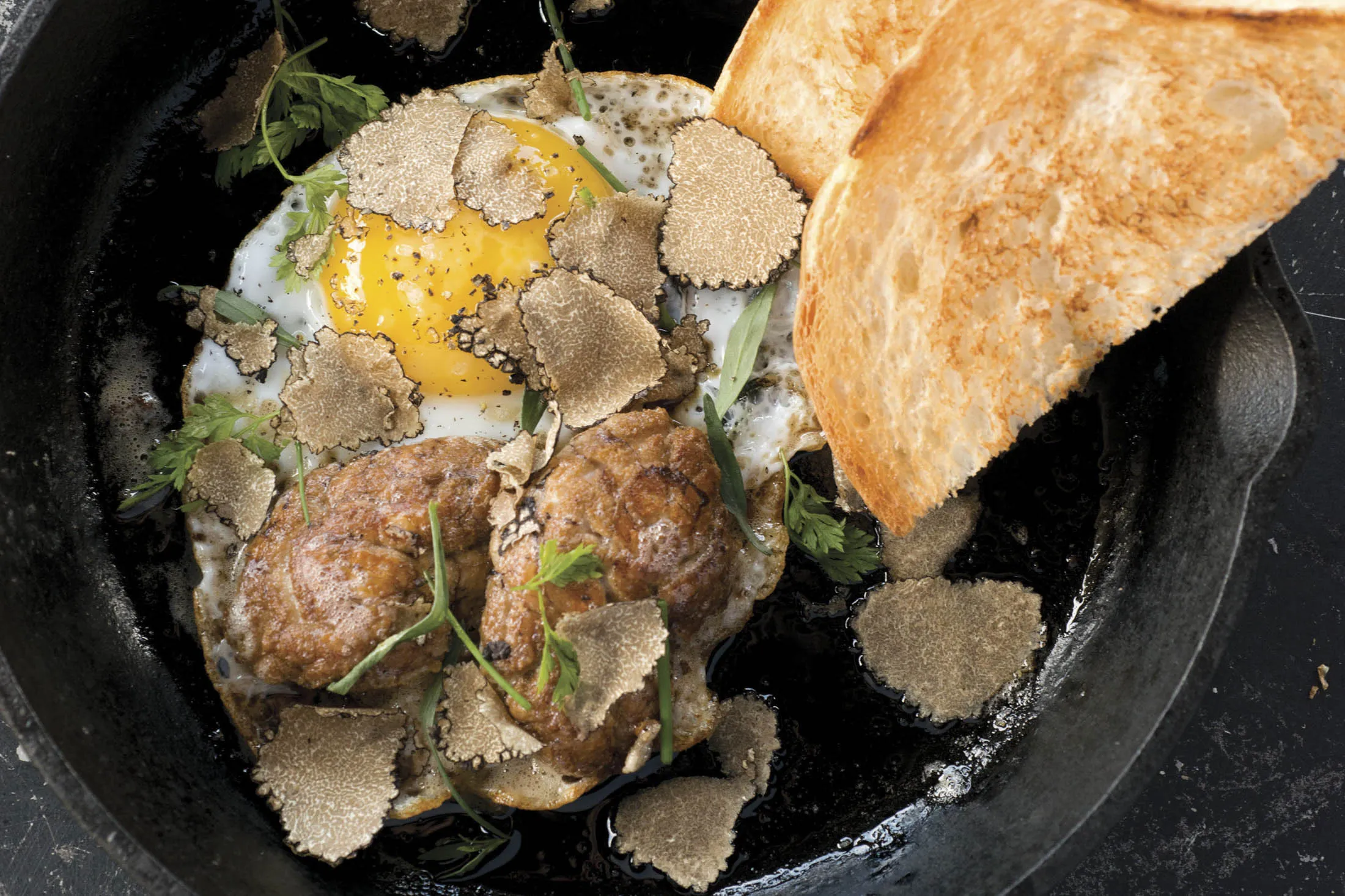 Chef Chris Cosentino calls the&nbsp;dish 'This Is Your Brain on Drugs.'