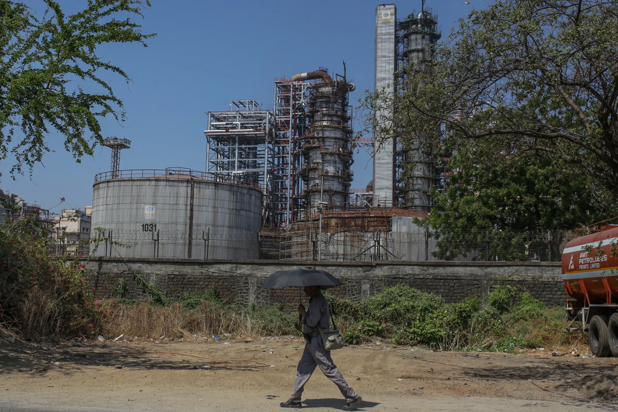 An oil refinery&nbsp;in Mumbai, India.&nbsp;India will be the single-biggest contributor to growth, adding 8 million barrels a day by 2050.