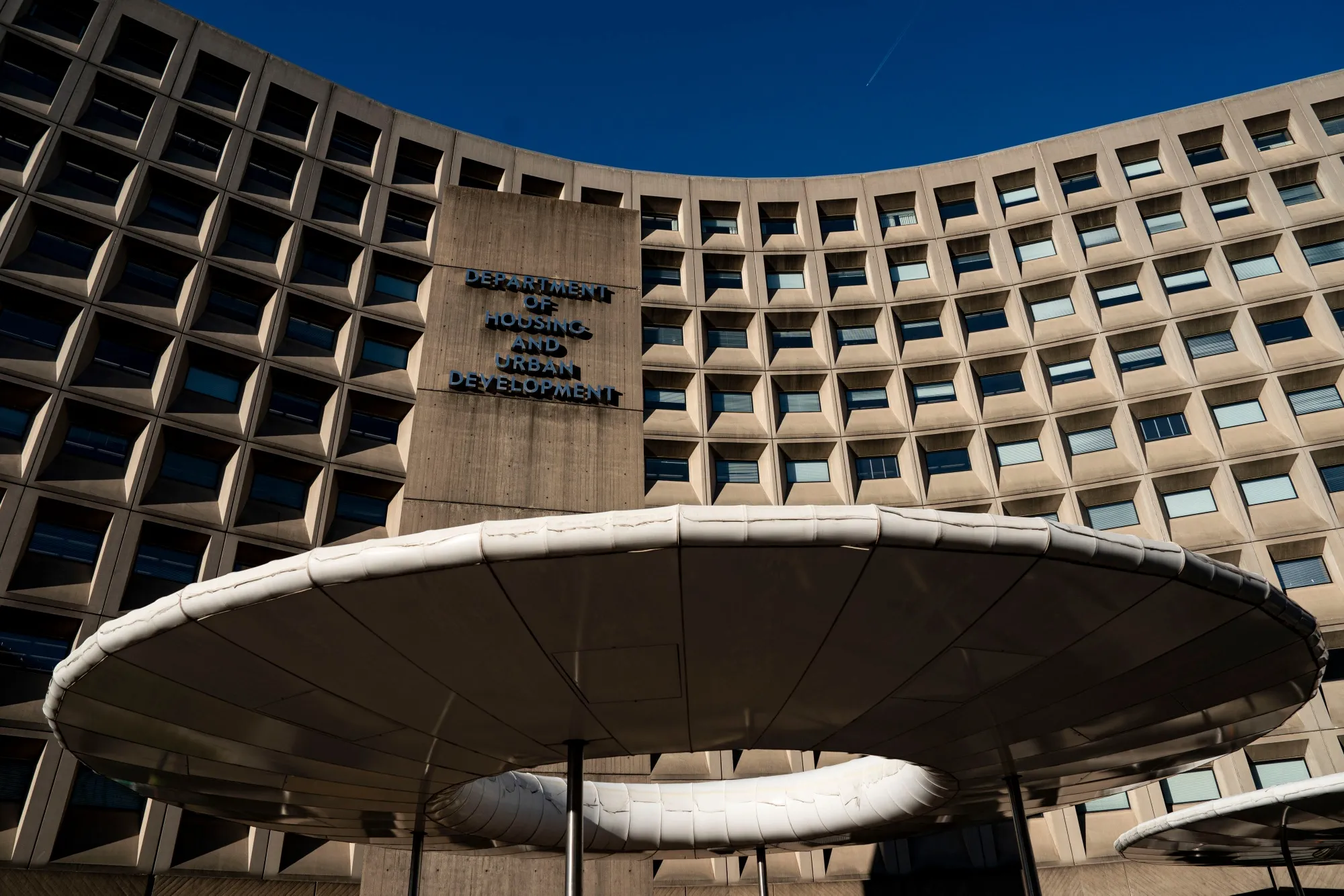The US Department of Housing and Urban Development (HUD) headquarters in Washington, DC.