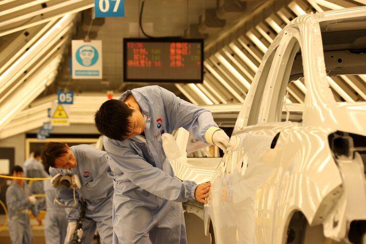 Inside A Dongfend Dongfeng Peugeot-Citroen Plant
