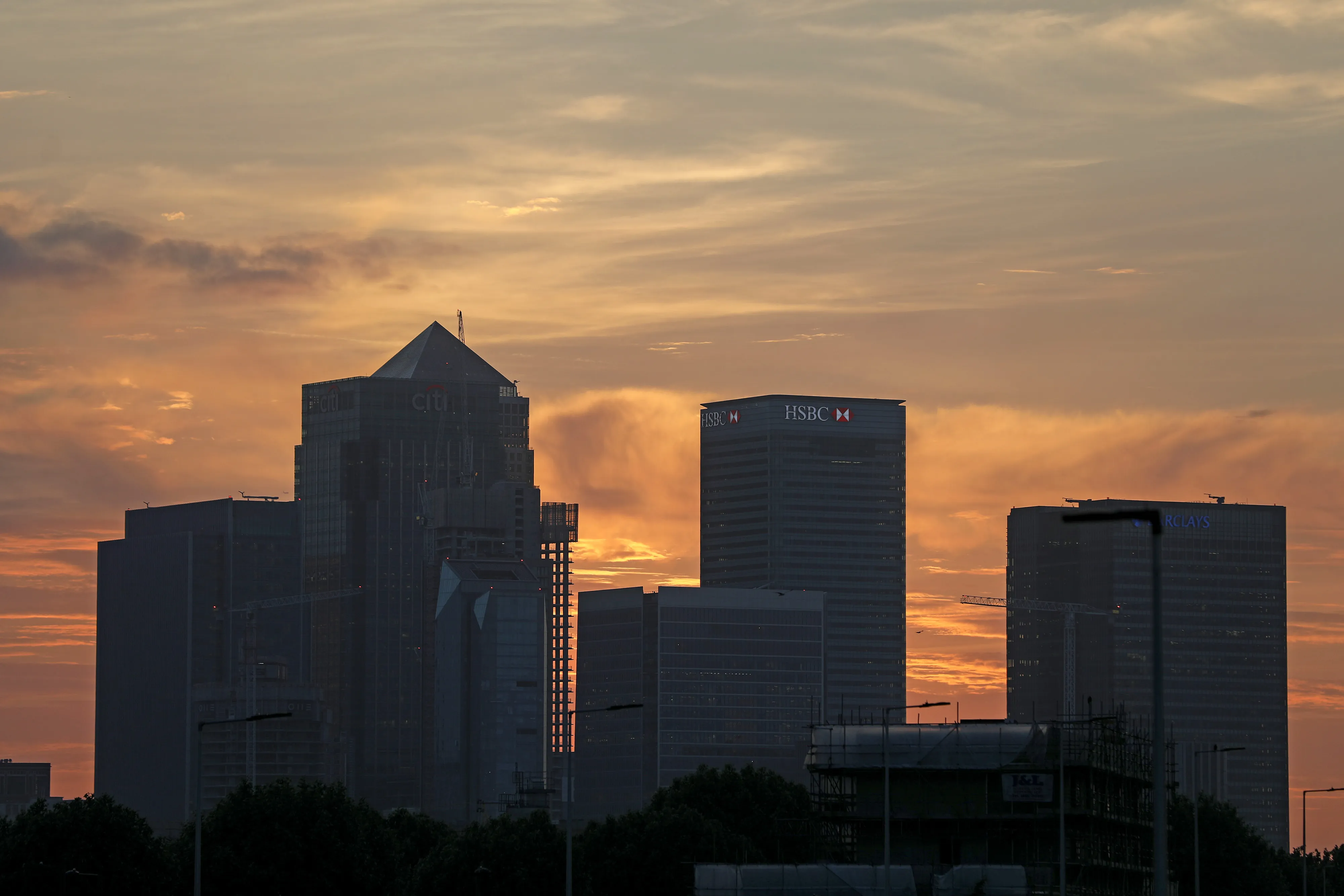 General Views Of Canary Wharf As Citigroup Inc.'s London Landlord Is Said To Seek New Loan For Tower