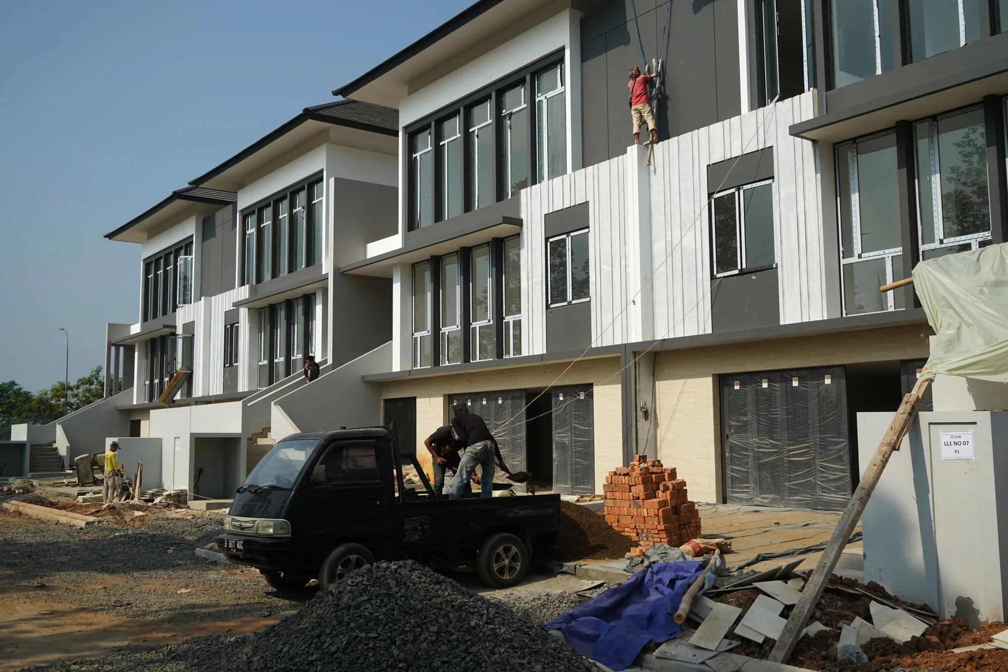 New residential buildings in Banten, Indonesia.&nbsp;
