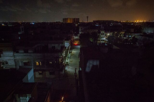 A power outage in Karachi, Pakistan in 2022