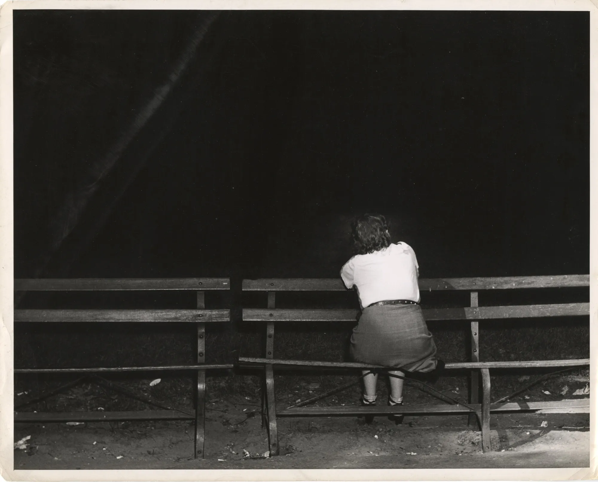 Lonely in New York City, as shot by the legendary street photographer Weegee in 1946. While social isolation isn’t new, many experts believe that modern life has made it worse.&nbsp;