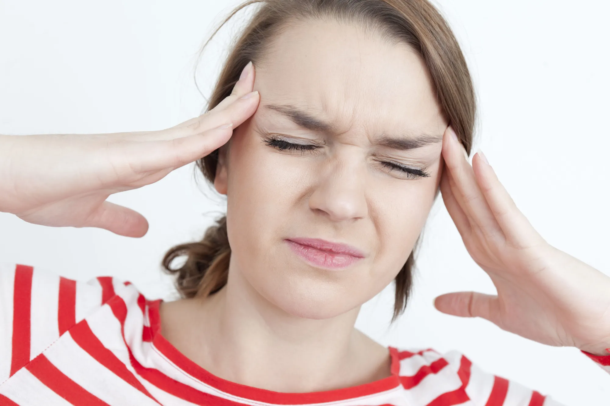 Headache Teenage Girl. (Photo by: Media for Medical/UIG via Getty Images)