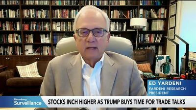 Watch US Stock Market Taking the Long View, Yardeni Says