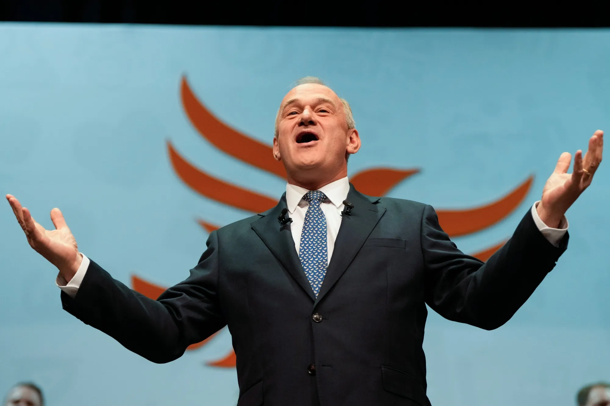 Ed Davey, during his keynote speech at the party's annual autumn conference in Bournemouth.