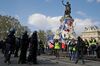 Yellow Vests demonstrators protest on the 22nd consecutive Saturday, April 13.
