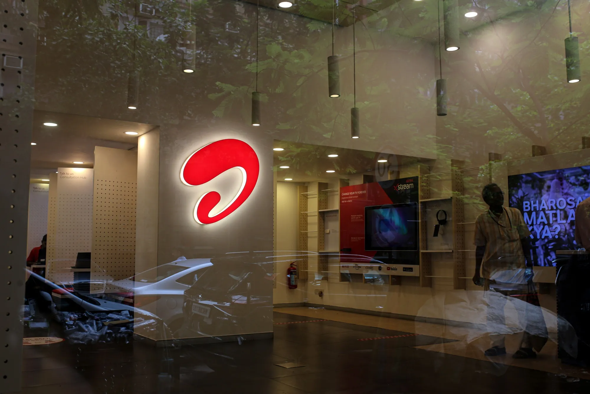 A Bharti Airtel Ltd., store in Mumbai.