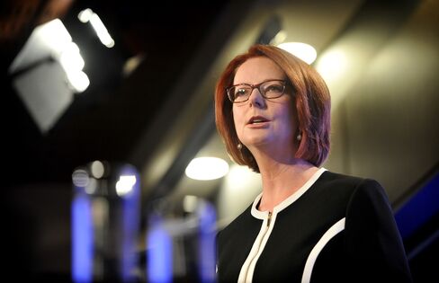 Australia's Prime Minister Julia Gillard