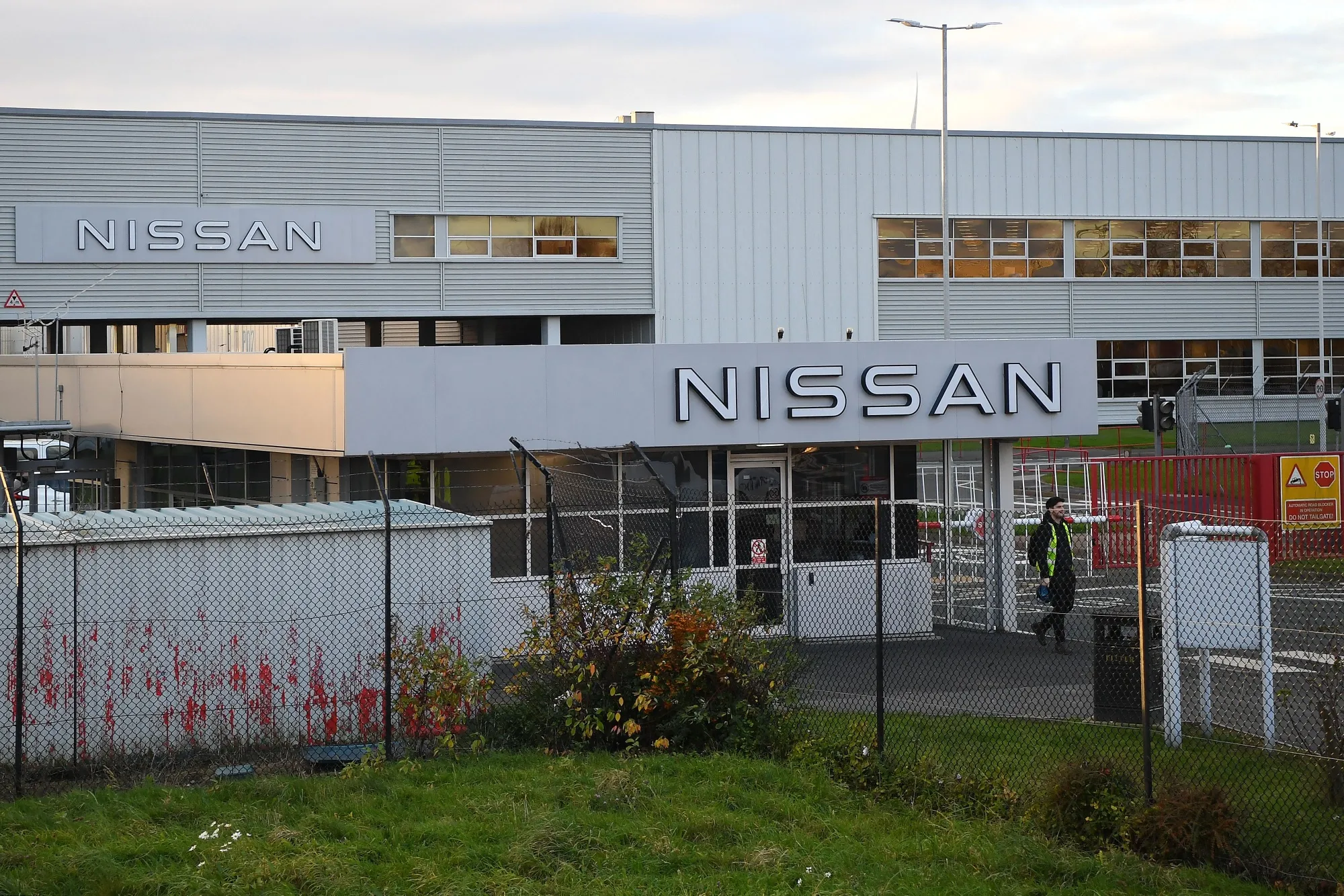 The Nissan production plant in Sunderland, England.