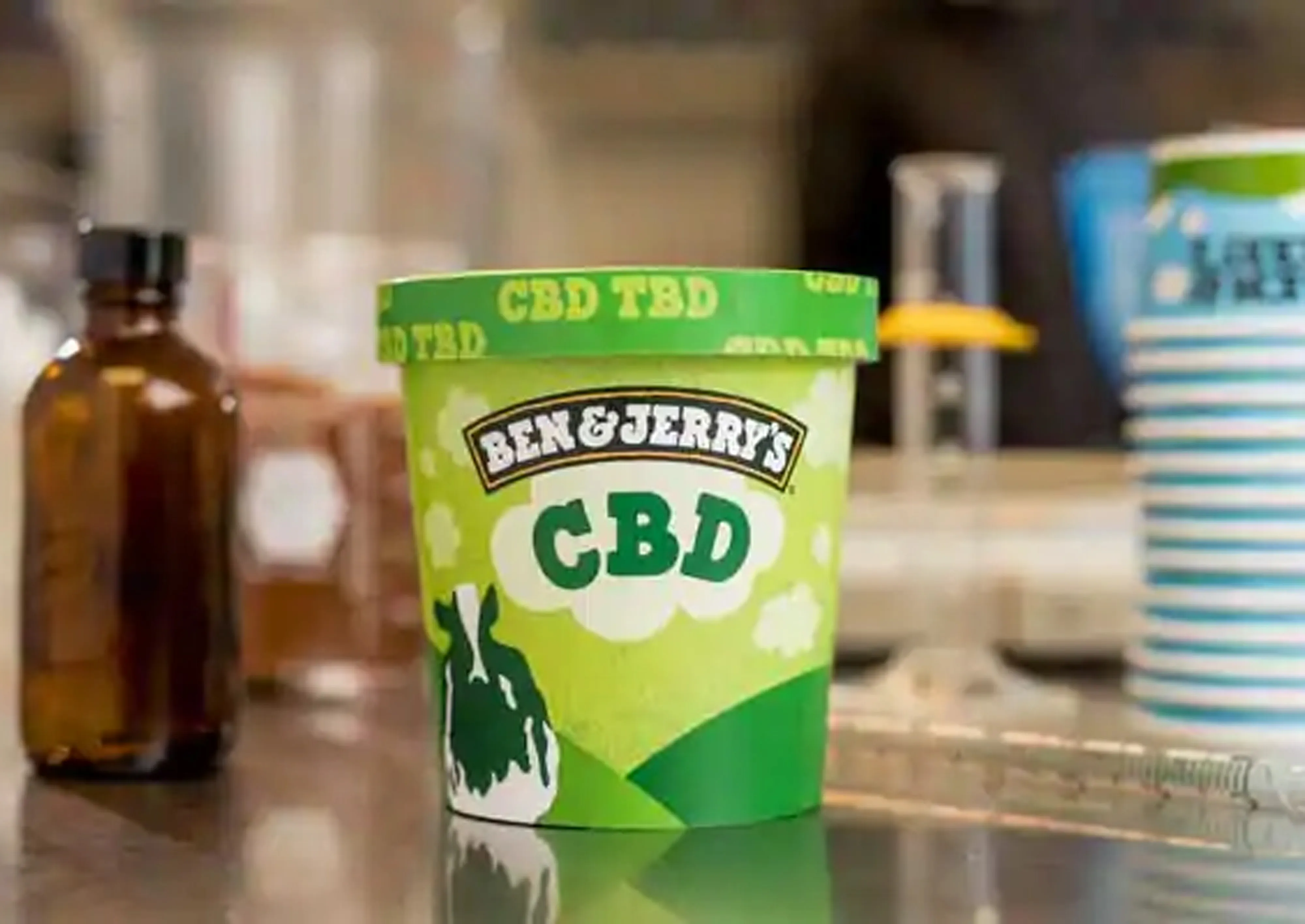 Ben & Jerry's CBD-infused ice cream.