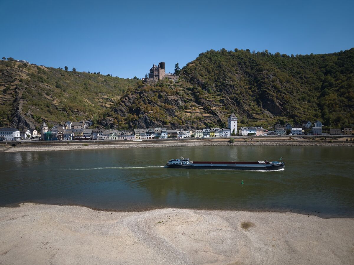 Europe’s Key Rivers Are Drying Up as Extreme Heat Impact Widens