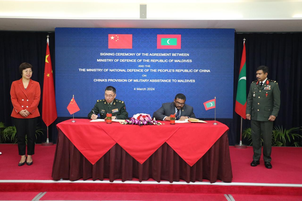 Maldives signs China military pact in further shift away from India