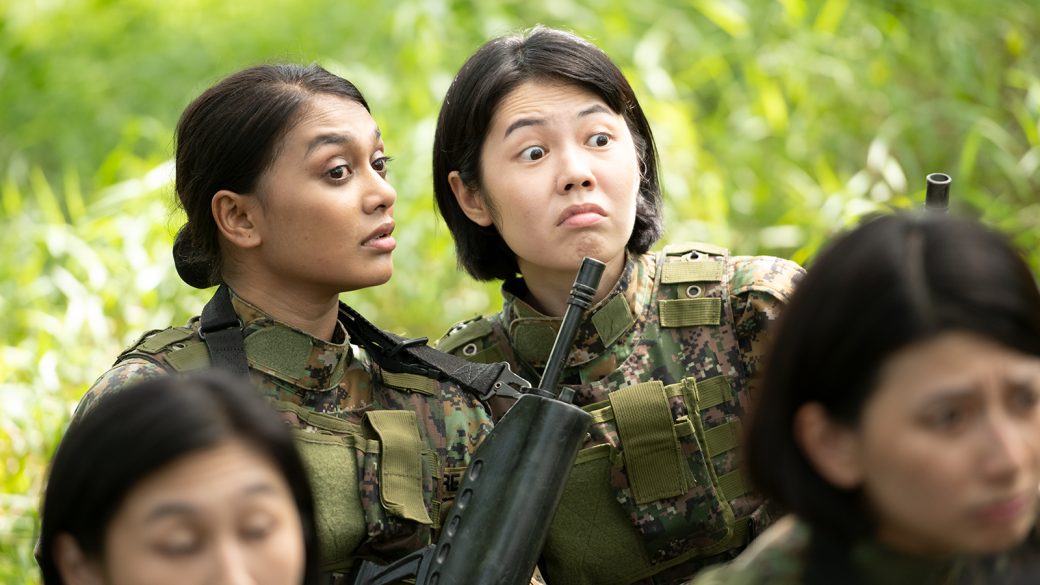 1040px x 585px - A Popular Gender Comedy Foresees Singapore's Women Doing National Service -  Bloomberg