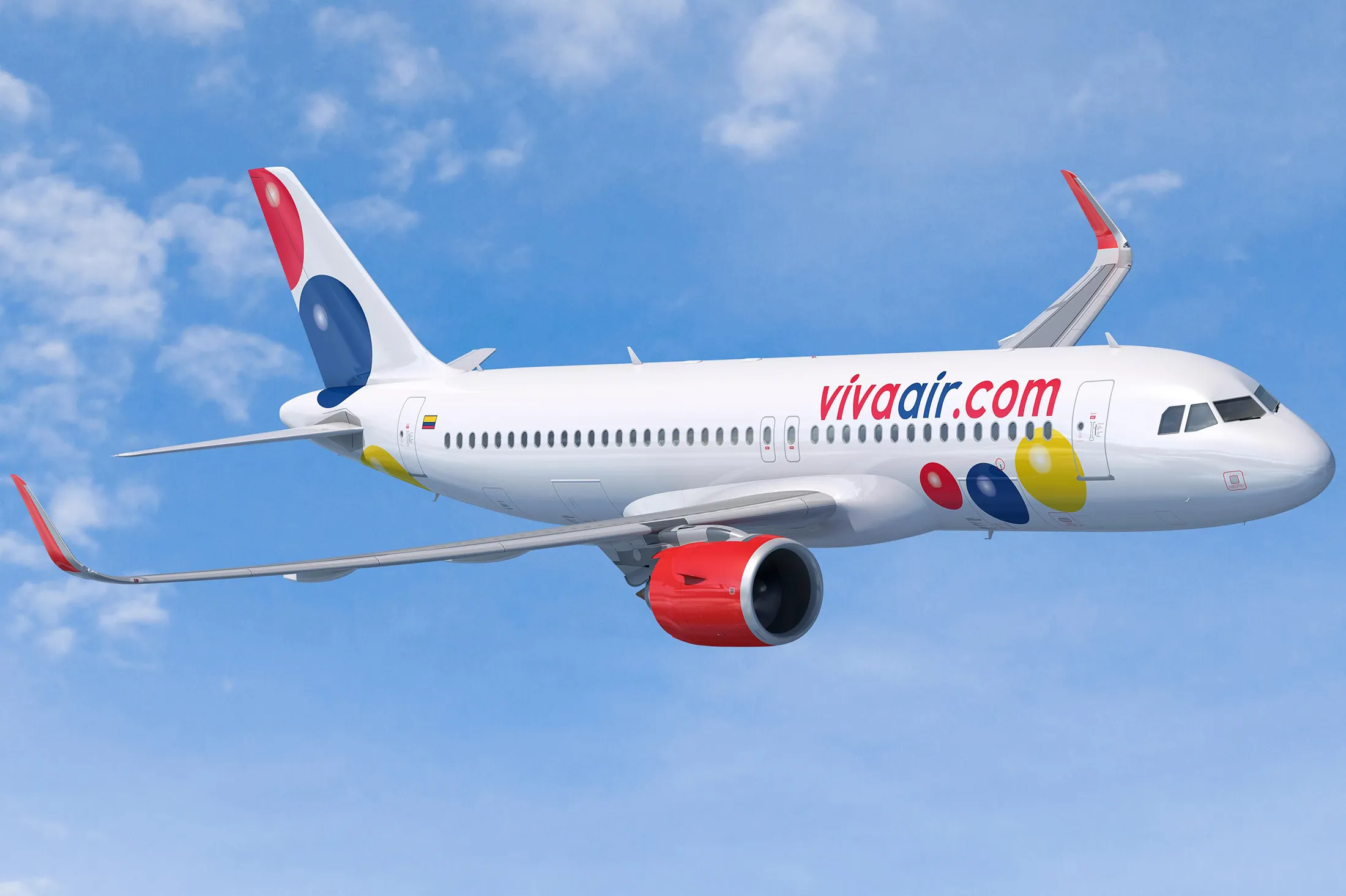 Rendering of an Airbus A320neo Viva Air aircraft